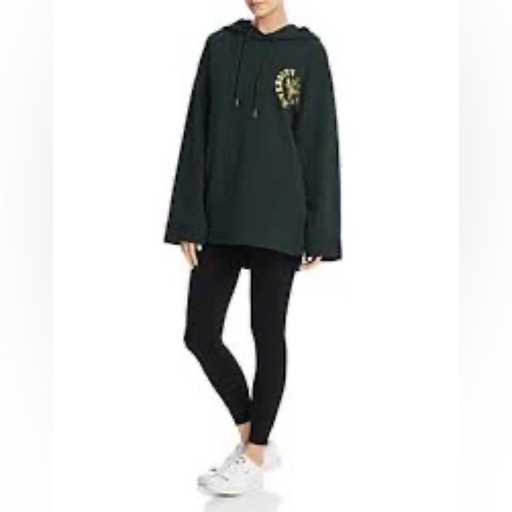 Puma x Fenty Dark Green Hoodie with Gold Logo